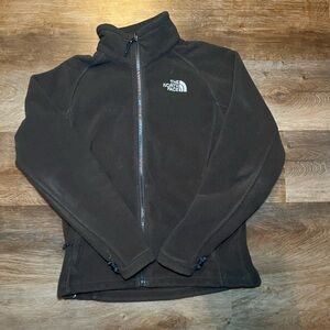 Mocha brown women's north face fleece size M